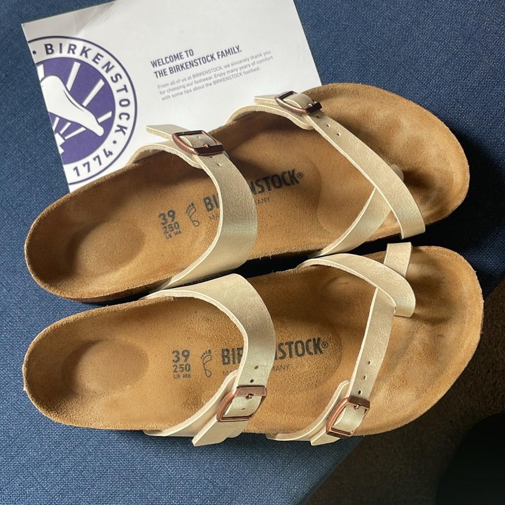 Birkenstock Sandals Mayari Women’s 8/8.5 EU 39 shoes gently used